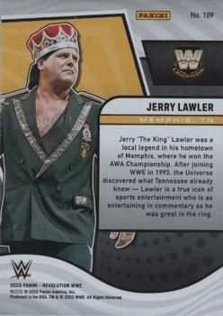 2022 Panini Revolution WWE #109 Jerry Lawler Back