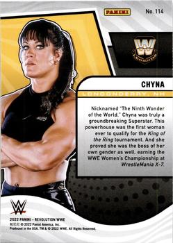 2022 Panini Revolution WWE #114 Chyna Back