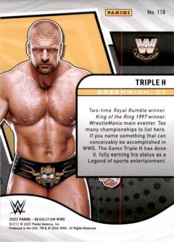 2022 Panini Revolution WWE #118 Triple H Back