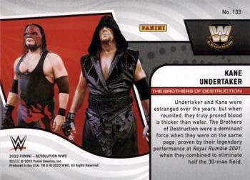 2022 Panini Revolution WWE #133 Kane / Undertaker Back