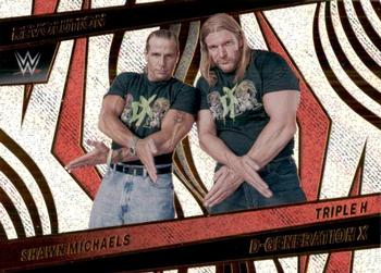 2022 Panini Revolution WWE #134 Shawn Michaels / Triple H Front