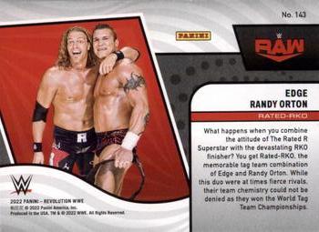 2022 Panini Revolution WWE #143 Edge / Randy Orton Back