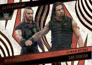 2022 Panini Revolution WWE #144 Roman Reigns / Seth Rollins Front