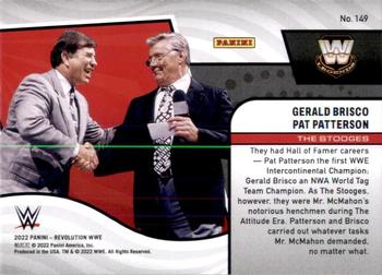 2022 Panini Revolution WWE #149 Gerald Brisco / Pat Patterson Back