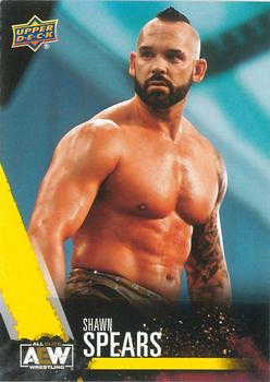 2021 Upper Deck AEW - Yellow #3 Shawn Spears Front
