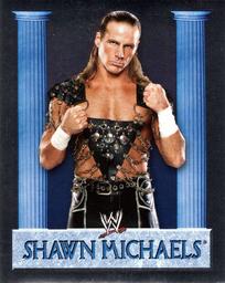 2008 Merlin WWE Heroes Stickers #26 Shawn Michaels Front
