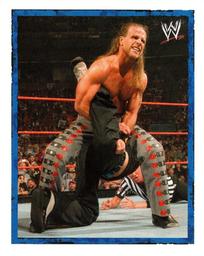 2008 Merlin WWE Heroes Stickers #28 Shawn Michaels Front