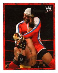 2008 Merlin WWE Heroes Stickers #40 MVP Front