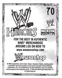 2008 Merlin WWE Heroes Stickers #70 Umaga Back