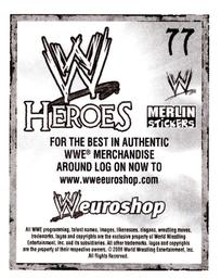 2008 Merlin WWE Heroes Stickers #77 Hornswoggle Back