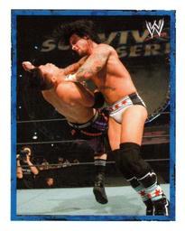 2008 Merlin WWE Heroes Stickers #94 CM Punk Front