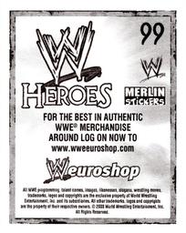 2008 Merlin WWE Heroes Stickers #99 The Miz Back