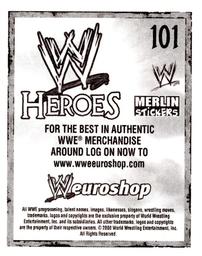 2008 Merlin WWE Heroes Stickers #101 The Miz Back