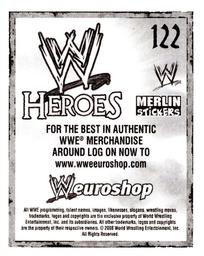 2008 Merlin WWE Heroes Stickers #122 Elijah Burke Back