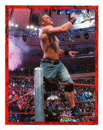 2008 Merlin WWE Heroes Stickers #144 John Cena Front