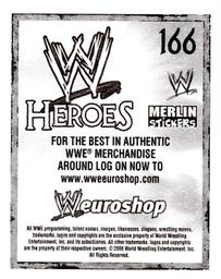 2008 Merlin WWE Heroes Stickers #166 Beth Phoenix Back