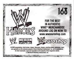 2008 Merlin WWE Heroes Stickers #168 Beth Phoenix Back