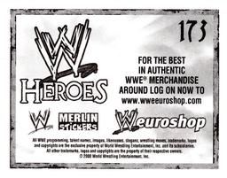 2008 Merlin WWE Heroes Stickers #173 Chavo Guerrero Back