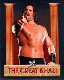2008 Merlin WWE Heroes Stickers #174 The Great Khali Front