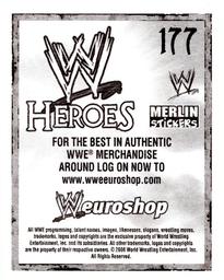 2008 Merlin WWE Heroes Stickers #177 The Great Khali Back