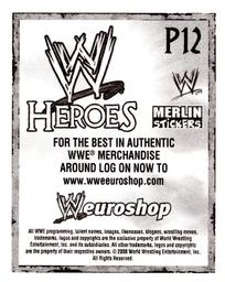 2008 Merlin WWE Heroes Stickers - Poster Stickers #P12 Beth Phoenix Back