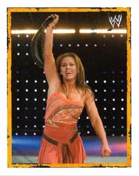 2008 Merlin WWE Heroes Stickers - Poster Stickers #P15 Mickie James Front