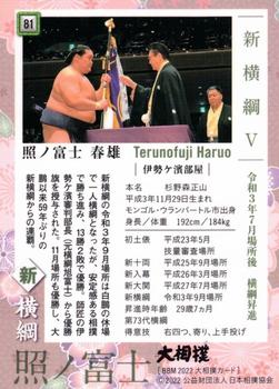 2022 BBM Sumo #81 Terunofuji Haruo Back