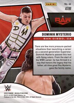 2022 Panini Revolution WWE - Astro #66 Dominik Mysterio Back