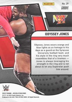 2022 Panini Revolution WWE - Groove #29 Odyssey Jones Back