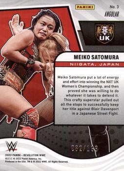 2022 Panini Revolution WWE - Angular #3 Meiko Satomura Back
