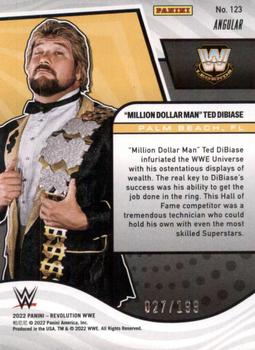 2022 Panini Revolution WWE - Angular #123 Million Dollar Man Ted DiBiase Back