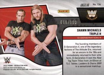 2022 Panini Revolution WWE - Angular #134 Shawn Michaels / Triple H Back