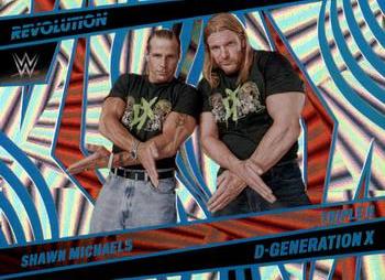 2022 Panini Revolution WWE - Angular #134 Shawn Michaels / Triple H Front