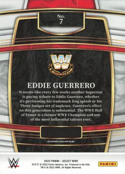 2022 Panini Select WWE #7 Eddie Guerrero Back