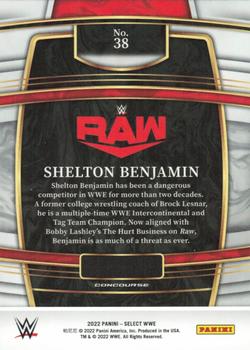 2022 Panini Select WWE #38 Shelton Benjamin Back