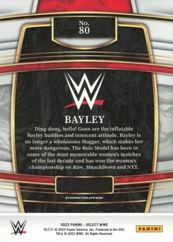 2022 Panini Select WWE #80 Bayley Back