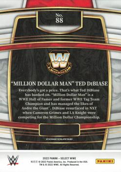 2022 Panini Select WWE #88 Million Dollar Man Ted DiBiase Back