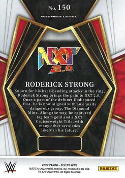 2022 Panini Select WWE #150 Roderick Strong Back