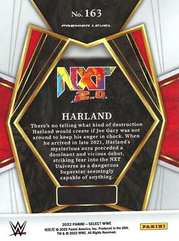 2022 Panini Select WWE #163 Harland Back