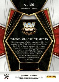 2022 Panini Select WWE #180 Stone Cold Steve Austin Back