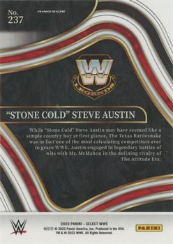 2022 Panini Select WWE #237 Stone Cold Steve Austin Back