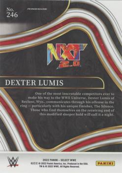 2022 Panini Select WWE #246 Dexter Lumis Back