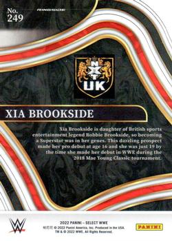 2022 Panini Select WWE #249 Xia Brookside Back
