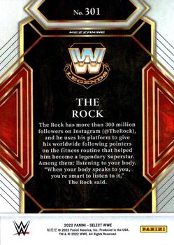 2022 Panini Select WWE #301 The Rock Back