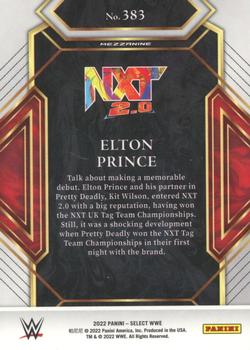 2022 Panini Select WWE #383 Elton Prince Back