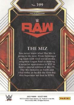 2022 Panini Select WWE #399 The Miz Back