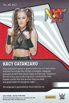 2022 Panini Revolution WWE - Autographs #AG-KCZ Kacy Catanzaro Back