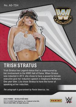 2022 Panini Revolution WWE - Autographs #AG-TSH Trish Stratus Back