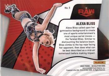2022 Panini Revolution WWE - Liftoff! #5 Alexa Bliss Back