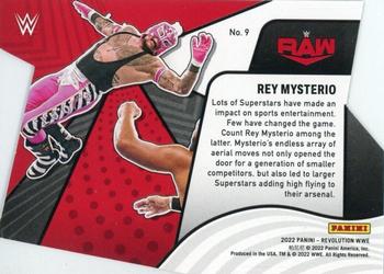 2022 Panini Revolution WWE - Liftoff! #9 Rey Mysterio Back